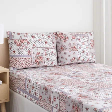 Kit Jogo De Lençol King Size Box 400 Fios 3 Pecas Estampados Desenho Do Tecido Estampas Sortidas