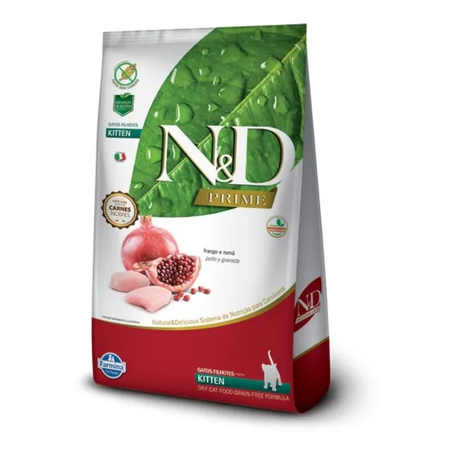 Ração P/ Gatos Filhotes Frango 1,5kg N&d Prime