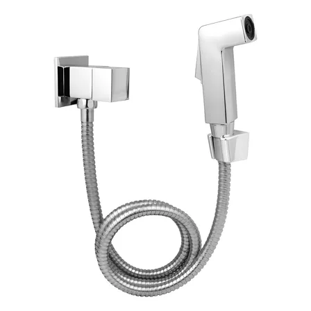 Ducha Higiênica Quadrada Luxo Em Metal Banheiro Ducha De Mão