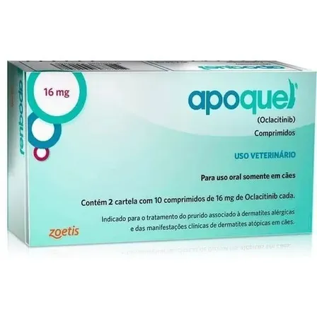 Apoquel Dermatológico Anti Coceira 16 Mg