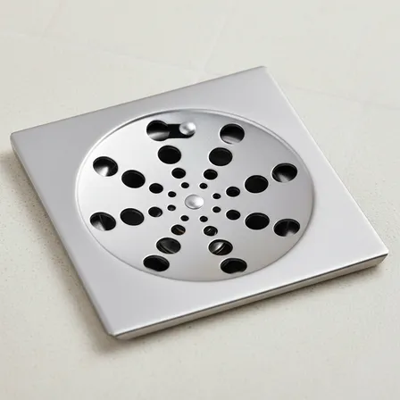 Tampa Ralo Grelha Quadrado 15cmx15cm Inox Função Abre Fecha