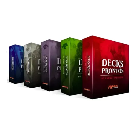 Deck Magic Pronto Jogar + 60 Protetores + Dado D20 Oficial