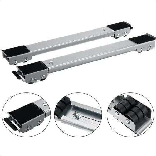Base Suporte Movel Maquina Lavar Geladeira Freezer Ajustavel