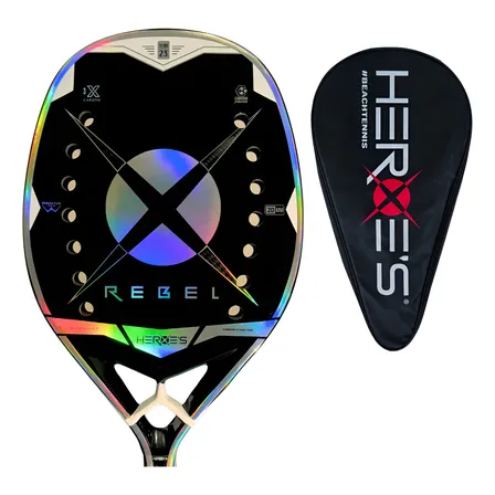 Raquete De Beach Tennis Heroes Rebel 2023 Original + Brindes