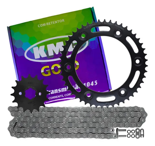 Kit Relação Transmissão Com Retentor Bros 160 2015 A 2024 +