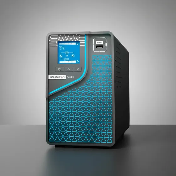 Nobreak Sms Gamer 1500va Bivolt Wifi Lcd Led 29600 Senoidal