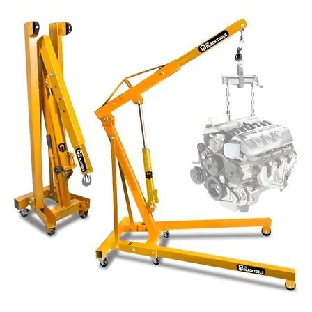 Guincho Girafa Dobrável Hidráulico 1 Ton The Black Tools Amarelo