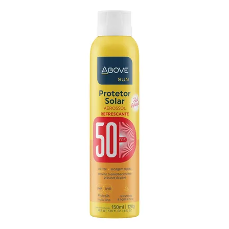 Protetor Solar Spray Above Fator 50 De 150ml