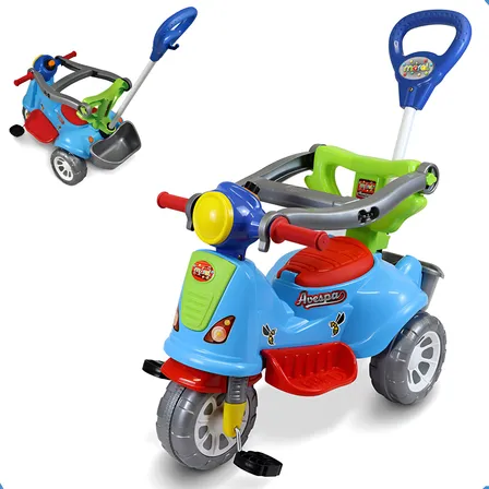 Triciclo Carrinho Passeio Infantil Motoca Criança Bebê