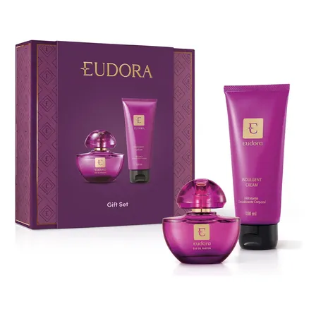 Eudora Roxo Miniatura Kit Presente Dia Dos Namorados (2 Itens)