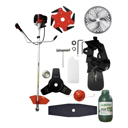 Roçadeira Cortador Grama Toyama Profissional 52cc Com Lamina