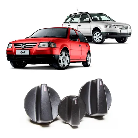 Kit Botão Do Do Ar Condicionado Do Gol G3 G4