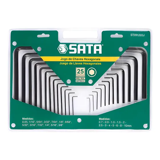 Jogo Chave Allen 25 Peças St09120sj Sata