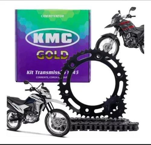 Kit Relação Kmc Gold Bros 160 Xre 190 15/24 Com Retentor