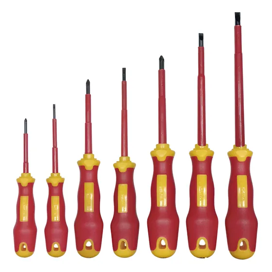 Jogo Chaves Fenda/philips Isoladas 7 Pçs Vde St09303 Sata Vermelho