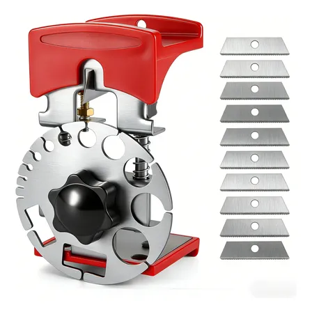 Mini Descascador De Cabos De Portátil Manual Com 10 Lâminas 0