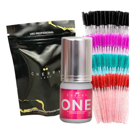Cola Adesivo Cherry One 3g Extensão De Cilios Com Anvisa Preto