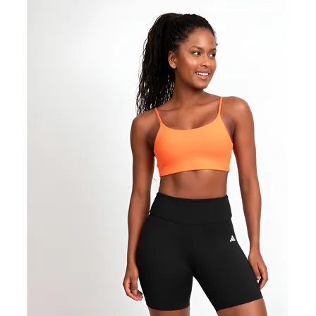 Top De Treino Feminino Impact Adidas Impact Orange Liso M