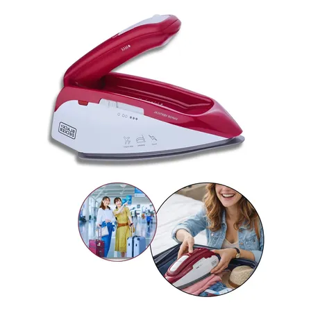 Ferro De Viagem Black+decker Portátil Bivolt A Vapor P Roupa