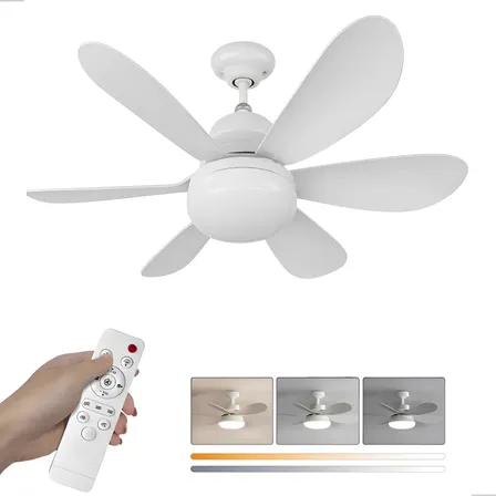 Luminária Ventilador De Teto 40w Potente Com Controle Remoto