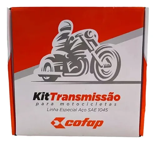Kit Relação Tração Transmissao Nxr Bros 160 Xre 190 Cofap