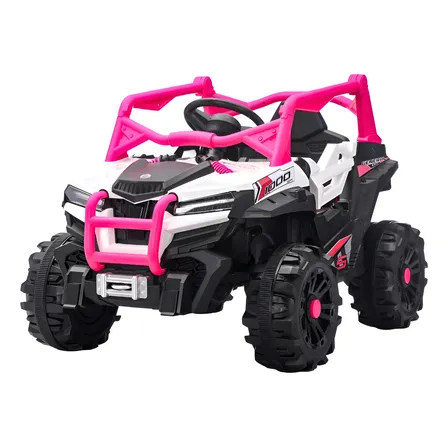 Mini Carro Elétrico Infantil Quadriciclo 1000 Rosa Maxi Toys