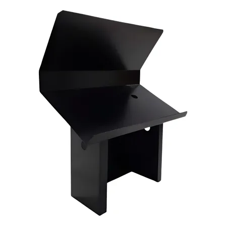 Suporte De Teclado E Leitor P/ Balcão De Checkout Mercado Preto