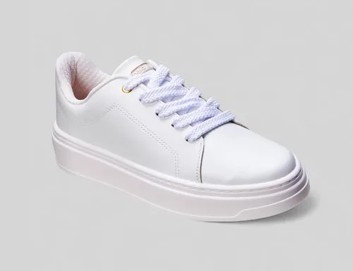 Tenis Beira Rio Feminino Branco Lisa Padrão 4305-110
