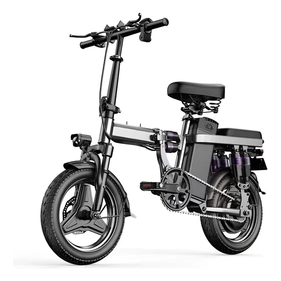 Bicicleta Elétrica 400w 48v 10ah Scooter Dobrável Potente
