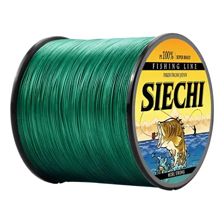 Linha De Pesca Multifilar, Verde, Material Pe Ultrarresiste