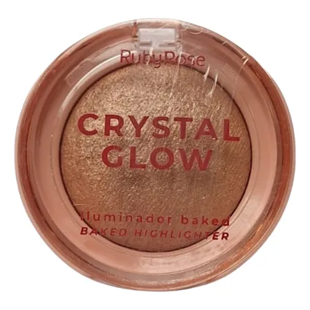 Iluminador Ruby Rose - Crystal Glow Linha Pink Olho E Rosto Pink Champagne