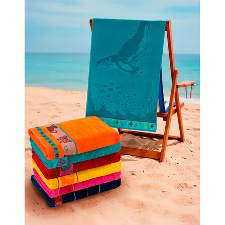 Toalha De Banho Banhão Praia Piscina Gigante 80x150cm Verão Jubarte