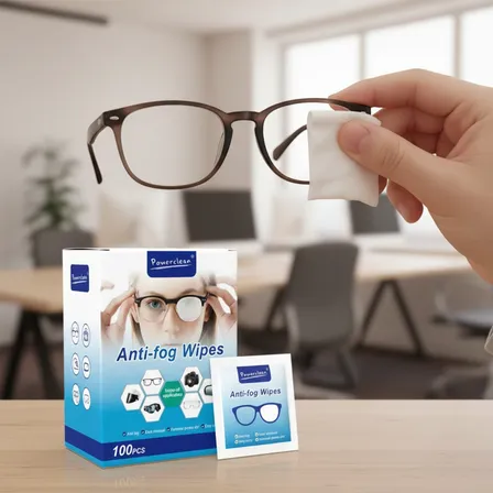 Lens Wipes Antiembaçante Limpa Óculos Lcd Lenços Umidecidos