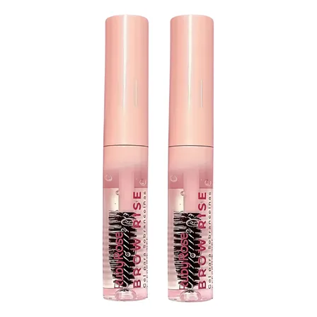 Gel Para Sobrancelhas Brow Rise Ruby Rose® Kit 2 Unidades Transparente