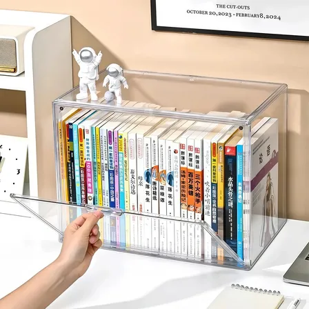 Um Conjunto De 2 Caixas De Organização De Prateleiras