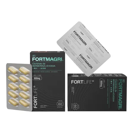 Kit 2 Und Fortmagri Black 1800mg 60 Caps Fortlife
