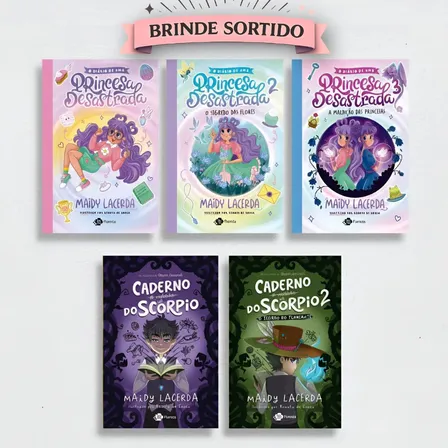 Coleção Princesa Desastrada & Scorpio Kit 5 Livros + Brinde