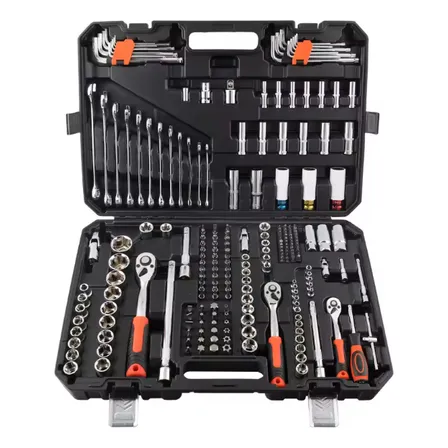 Kit Jogo De Ferramentas Oficina 222 Peças Profissional Cr-v