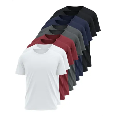 Kit 10 Camisetas Dry Fit Básica Lisa Confortável Treino