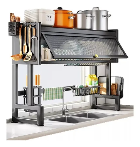 65cm Escorredor De Louça Pratos Organizador De Pia Cozinha