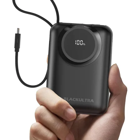 Power Bank 22.5w Cobrar Rápido Banco De Potência 20000mah Preto