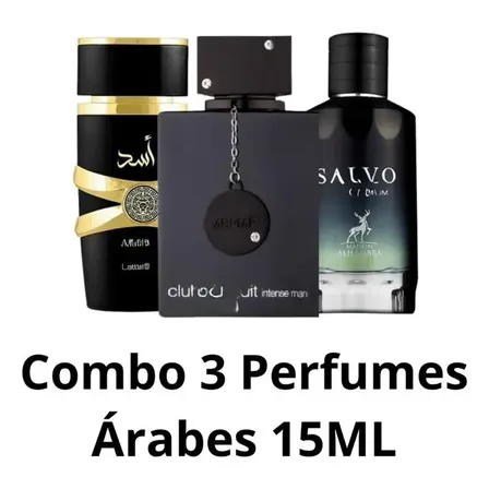 Combo Árabe Asad Black Club De Nuit Salvo Edp