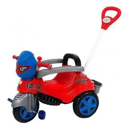 Triciclo Infantil Pedal Carrinho Baby City Spider Avengers