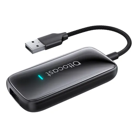 Ottocast Adaptador Sem Fio Carplay Android Auto 4gb 32gb