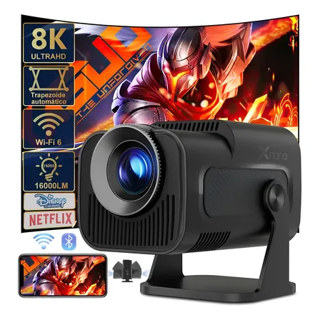 Projetor Profissional 8k Wifi Android 11bt 16000lm Full Hd