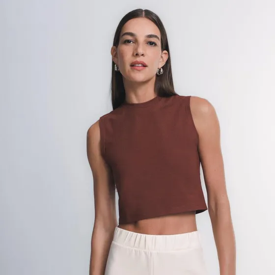 Blusa Structure Cropped Insider