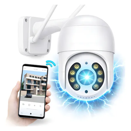 Câmera Segurança Ip Externa Wifi 360 Prova De Agua Full Hd