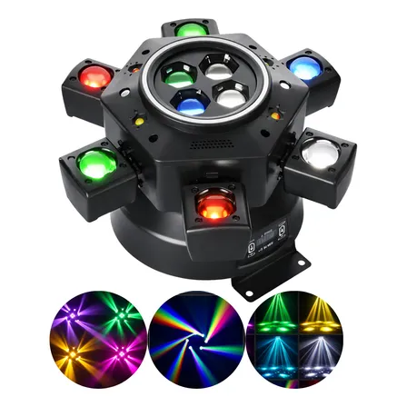 Moving Head Light 150w Rgbw 10 Leds Iluminação Dj Festa Luz 127/220v