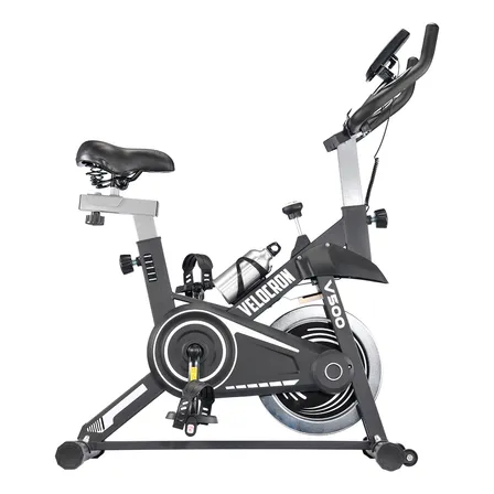Bicicleta Ergométrica Spinning Inércia 5kg Velocron V500 Preto