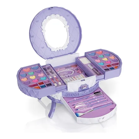 Maleta De Maquiagem Infantil Princesa Completa - Fenzza